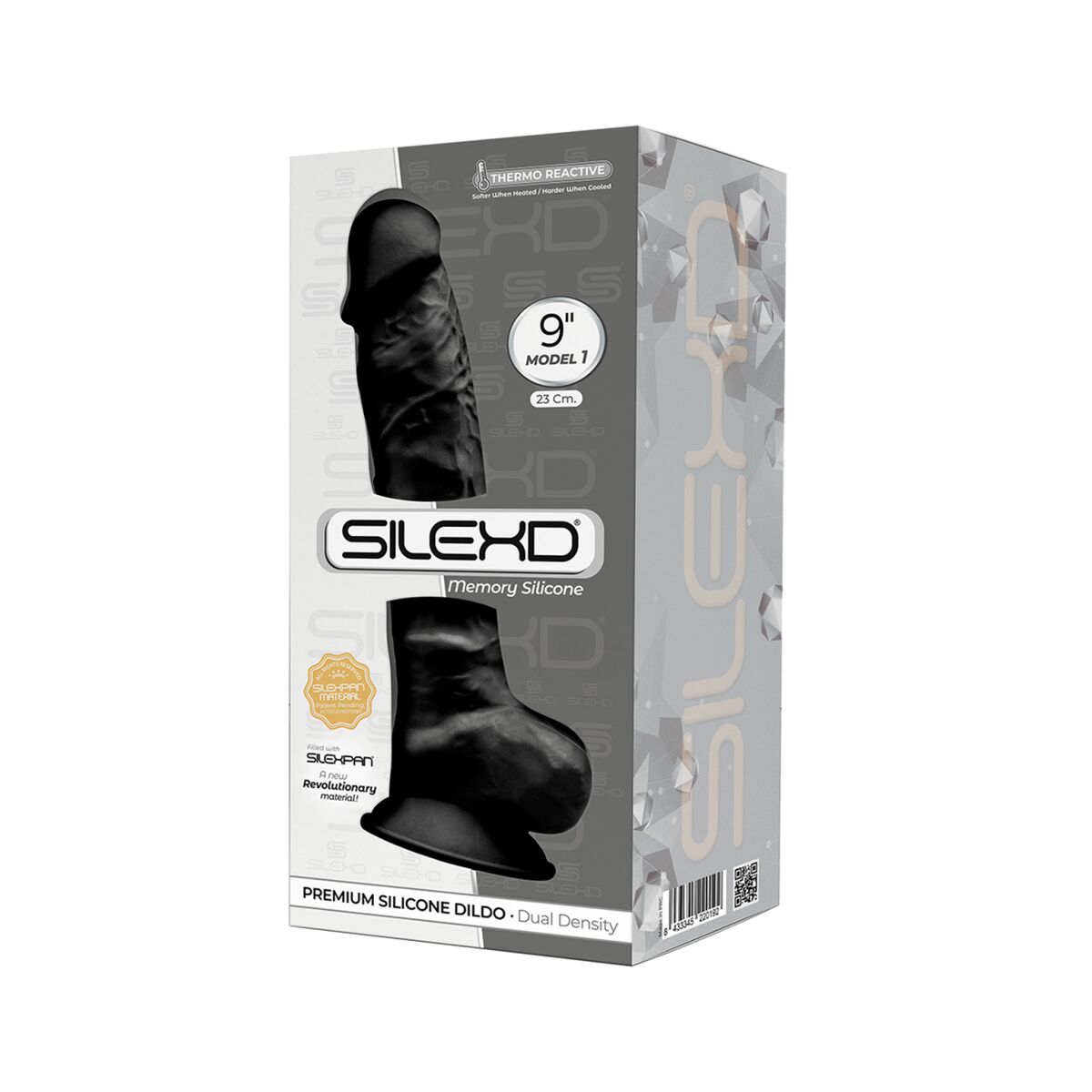 Reālistiskais Dildo Silexd Melns